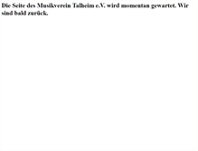 Tablet Screenshot of mvtalheim.de